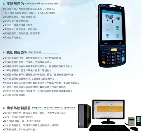 SMT贴片机防错料 PCBA防错料追溯系统(图1)